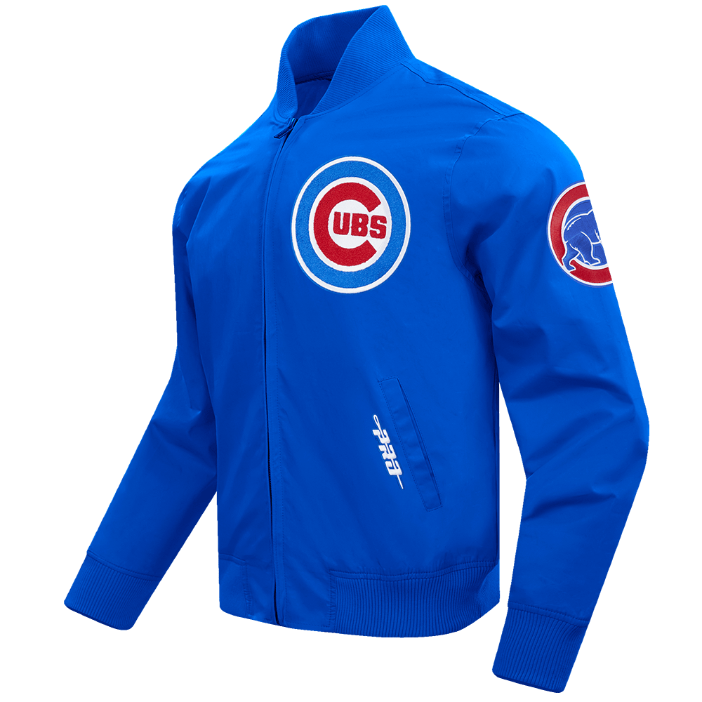 CHAQUETA DE SARTÁN PARA HOMBRE MLB CHICAGO CUBS LIVING LARGE (AZUL REAL)