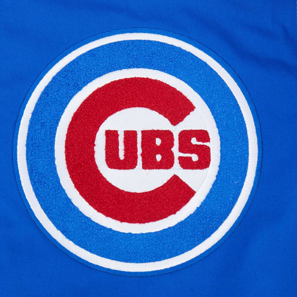 CHAQUETA DE SARTÁN PARA HOMBRE MLB CHICAGO CUBS LIVING LARGE (AZUL REAL)