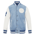 CHAQUETA VARSITY DE DENIM PARA HOMBRE MLB CHICAGO CUBS VARSITY BLUES (DENIM/LINO)