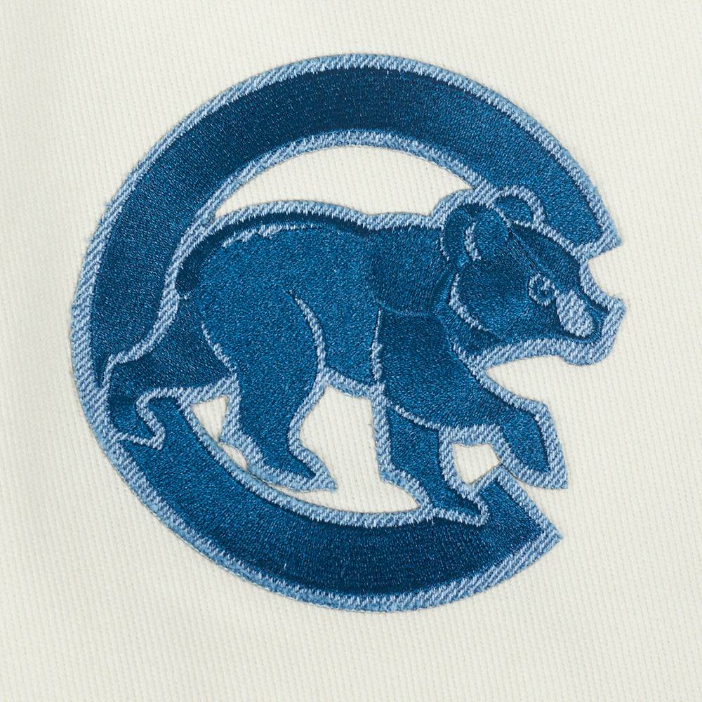 CHAQUETA VARSITY DE DENIM PARA HOMBRE MLB CHICAGO CUBS VARSITY BLUES (DENIM/LINO)
