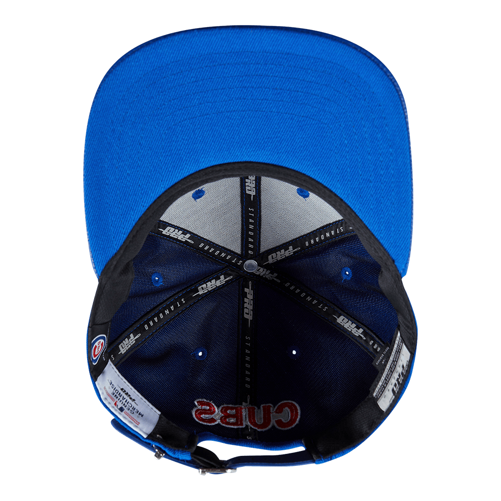 GORRA MLB CHICAGO CUBS SCRIPT TAIL DE LANA (AZUL REAL)