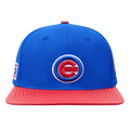 MLB CHICAGO CUBS FAST LANE LOGO WOOL STRAPBACK (ROYAL BLUE)