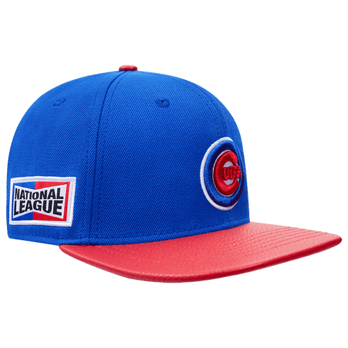 MLB CHICAGO CUBS FAST LANE LOGO WOOL STRAPBACK (ROYAL BLUE)
