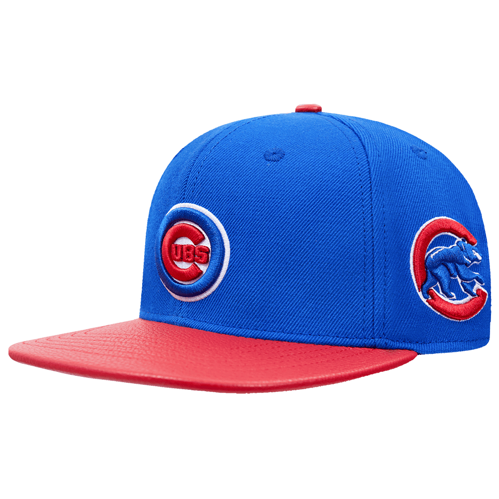 MLB CHICAGO CUBS FAST LANE LOGO WOOL STRAPBACK (ROYAL BLUE)