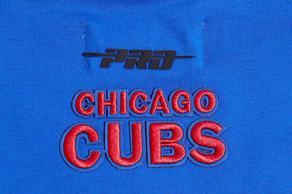 MLB CHICAGO CUBS SCRIPT TAIL WOMEN'S BOYFRIEND TOP (ROYAL BLUE)