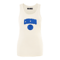 MLB CHICAGO CUBS TRIPLE TONAL RELAXED FIT WOMEN'S RACERBACK (EGGSHELL)