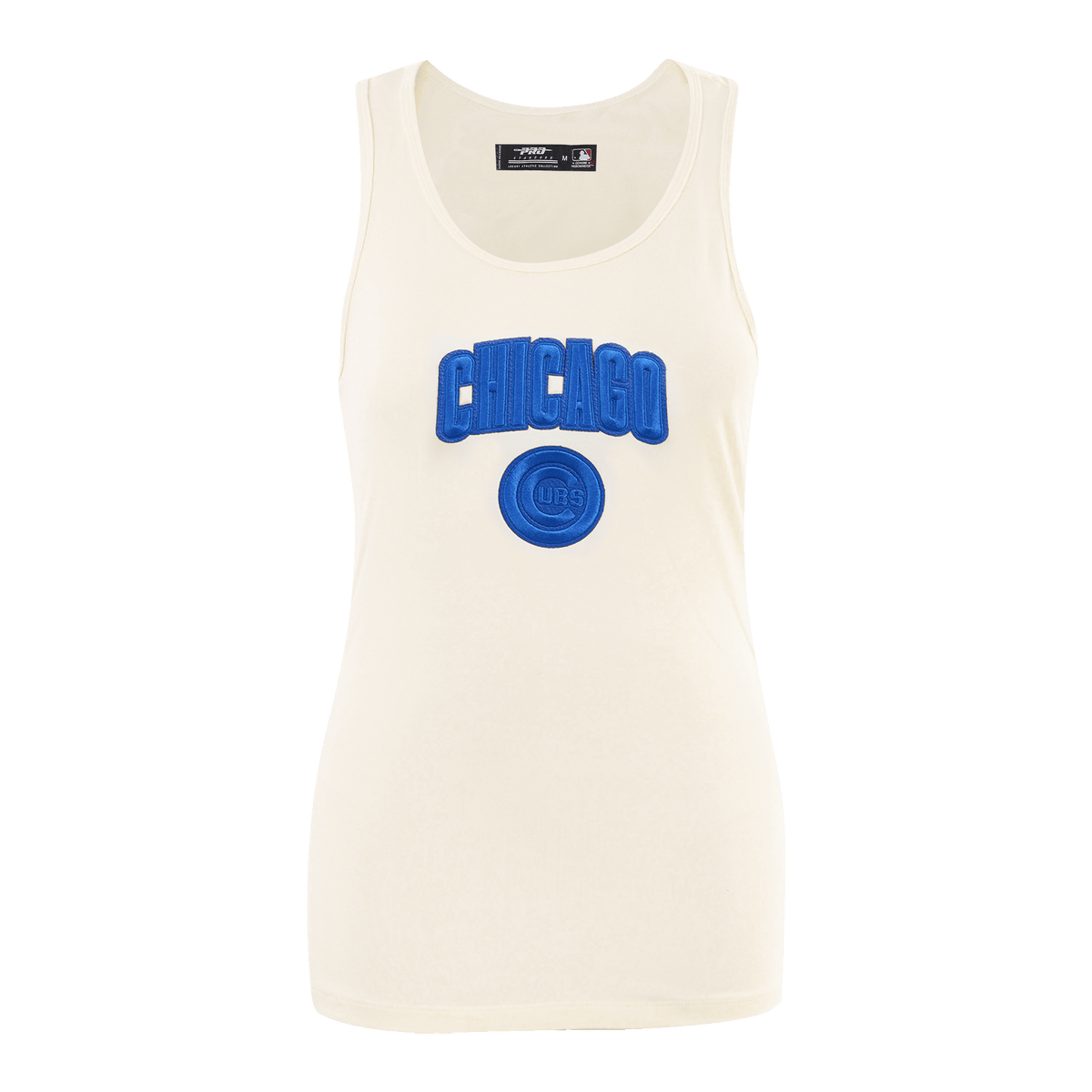 MLB CHICAGO CUBS TRIPLE TONAL RELAXED FIT WOMEN'S RACERBACK (EGGSHELL)