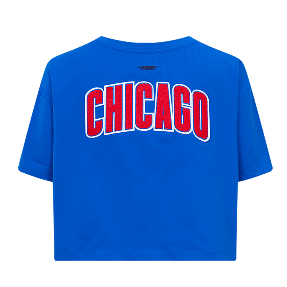 MLB CHICAGO CUBS CLASSIC WOMEN'S BOXY TOP (ROYAL BLUE)