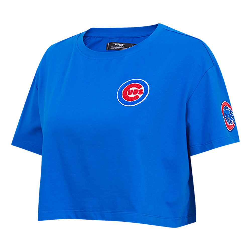 MLB CHICAGO CUBS CLASSIC WOMEN'S BOXY TOP (ROYAL BLUE)