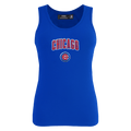 MLB CHICAGO CUBS CLASSIC WOMEN'S RELAXED FIT RACERBACK (ROYAL BLUE)