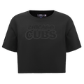 MLB CHICAGO CUBS NEUTRAL WOMEN'S BOXY TOP (BLACK)