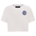 MLB CHICAGO CUBS VARSITY BLUES WOMEN'S BOXY TOP (LINEN)