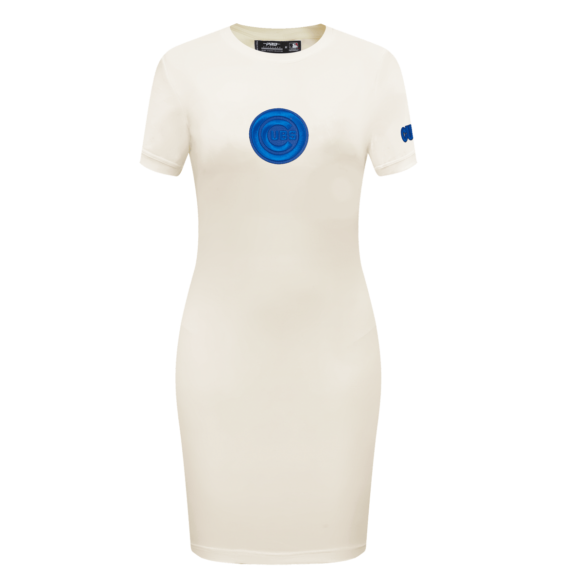 VESTIDO AJUSTADO TRIPLE TONAL PARA MUJER MLB CHICAGO CUBS (BLANCO HUESO)