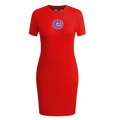 VESTIDO AJUSTADO CLÁSICO DE MUJER MLB CHICAGO CUBS (ROJO)