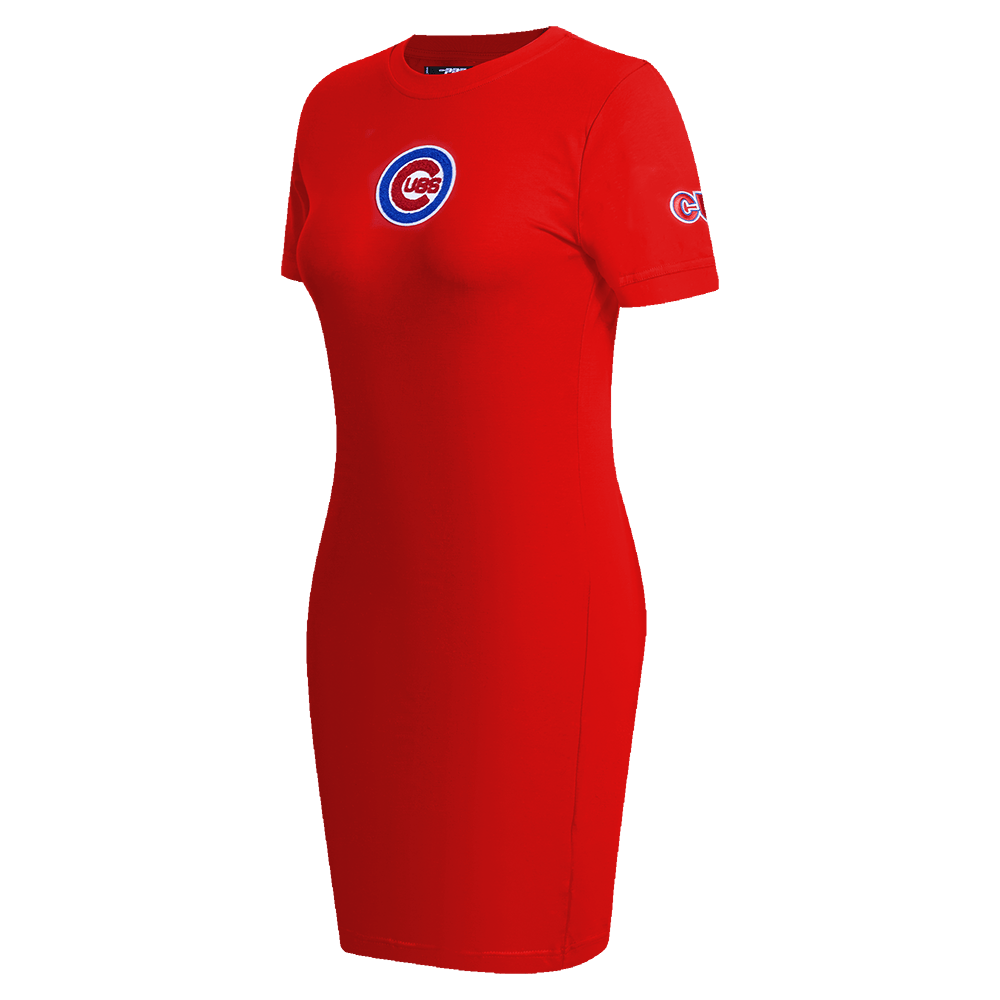 VESTIDO AJUSTADO CLÁSICO DE MUJER MLB CHICAGO CUBS (ROJO)