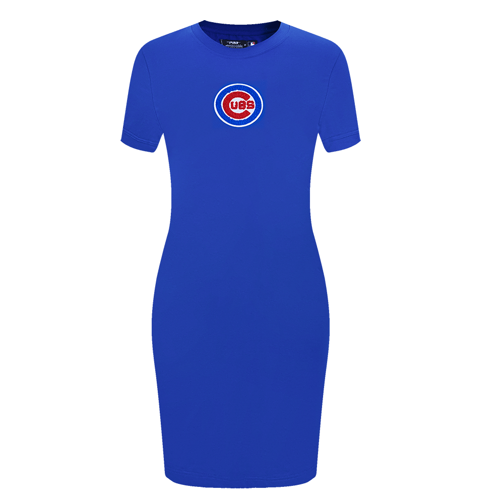 MLB CHICAGO CUBS CLASSIC WOMEN'S BODYCON DRESS (ROYAL BLUE)