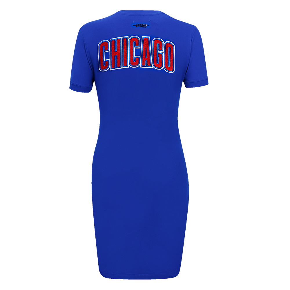 MLB CHICAGO CUBS CLASSIC WOMEN'S BODYCON DRESS (ROYAL BLUE)