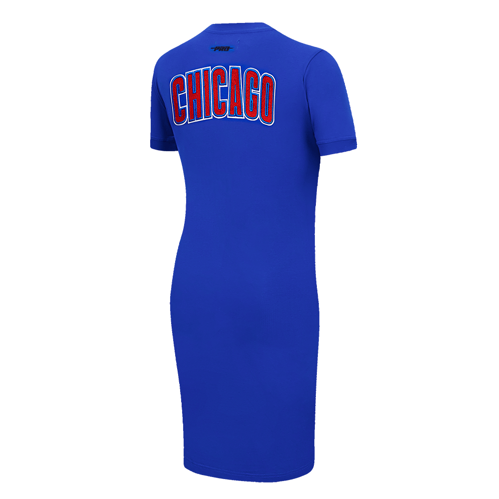MLB CHICAGO CUBS CLASSIC WOMEN'S BODYCON DRESS (ROYAL BLUE)