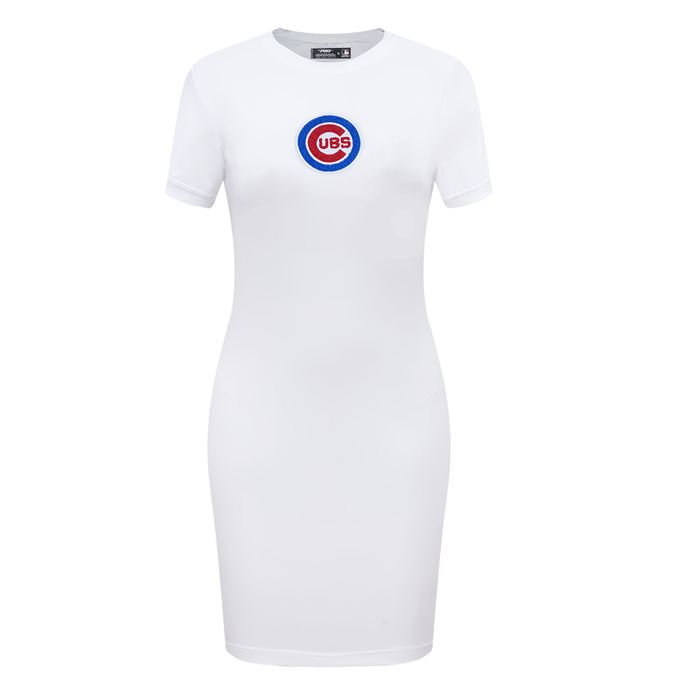 MLB CHICAGO CUBS CLASSIC WOMEN'S BODYCON DRESS (WHITE)