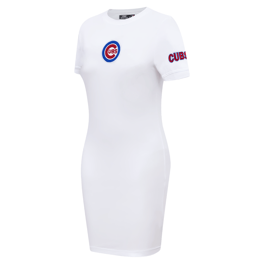 MLB CHICAGO CUBS CLASSIC WOMEN'S BODYCON DRESS (WHITE)