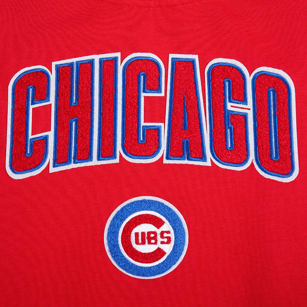 MLB CHICAGO CUBS CLASSIC WOMEN'S CREWNECK (RED)