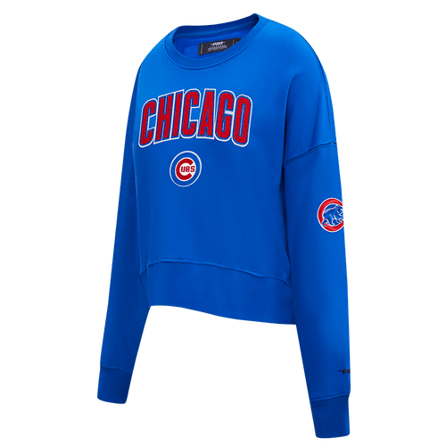 MLB CHICAGO CUBS CLASSIC WOMEN'S CREWNECK (ROYAL BLUE)