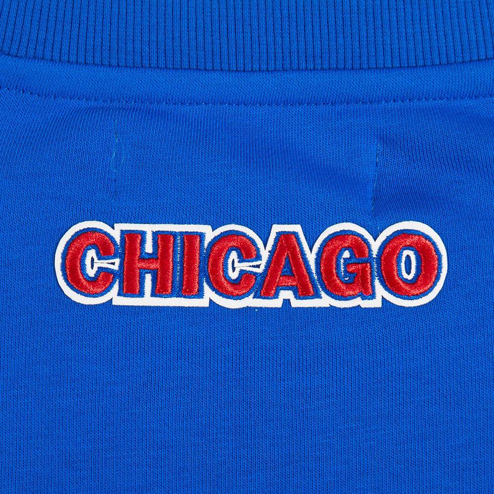 MLB CHICAGO CUBS CLASSIC WOMEN'S CREWNECK (ROYAL BLUE)