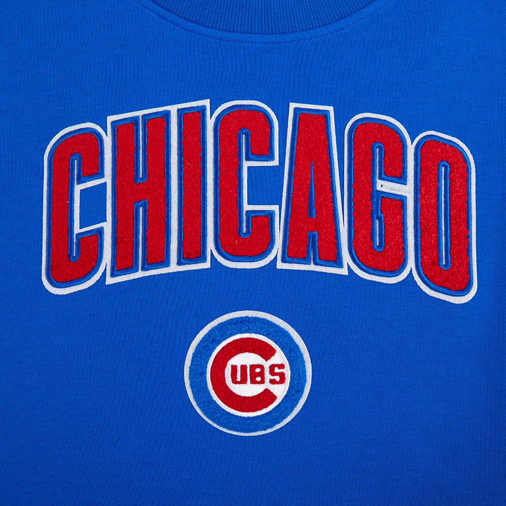 MLB CHICAGO CUBS CLASSIC WOMEN'S CREWNECK (ROYAL BLUE)