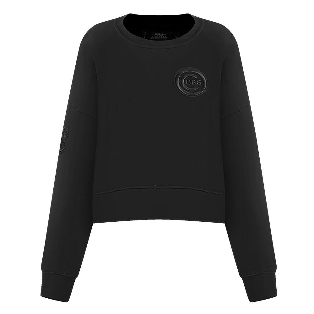 MLB CHICAGO CUBS NEUTRAL WOMEN'S CREWNECK (BLACK)