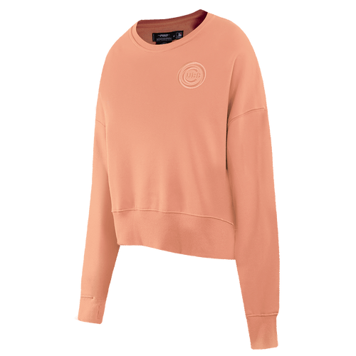MLB CHICAGO CUBS NEUTRAL FLEECE CREWNECK (GUAVA)