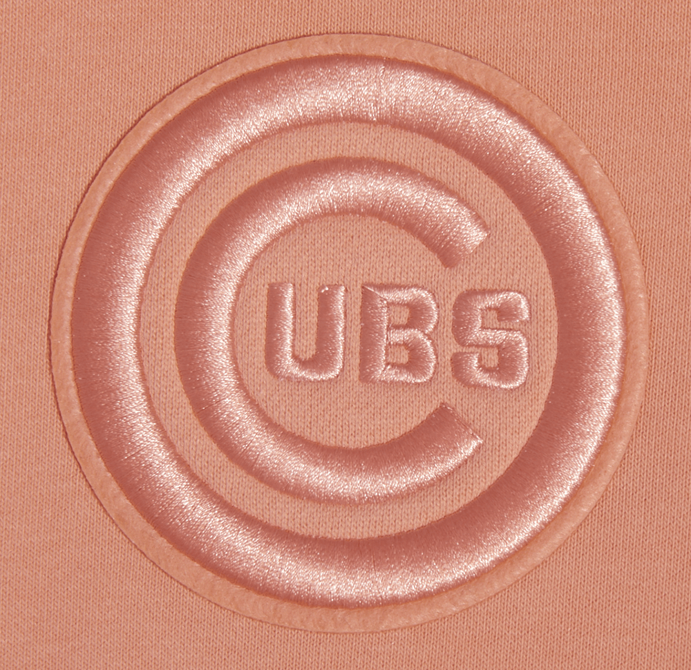 MLB CHICAGO CUBS NEUTRAL FLEECE CREWNECK (GUAVA)