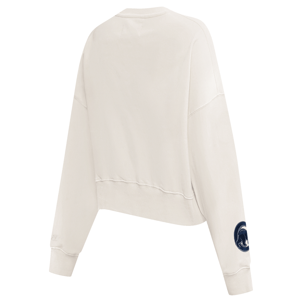 MLB CHICAGO CUBS VARSITY BLUES WOMEN'S CREWNECK (LINEN)
