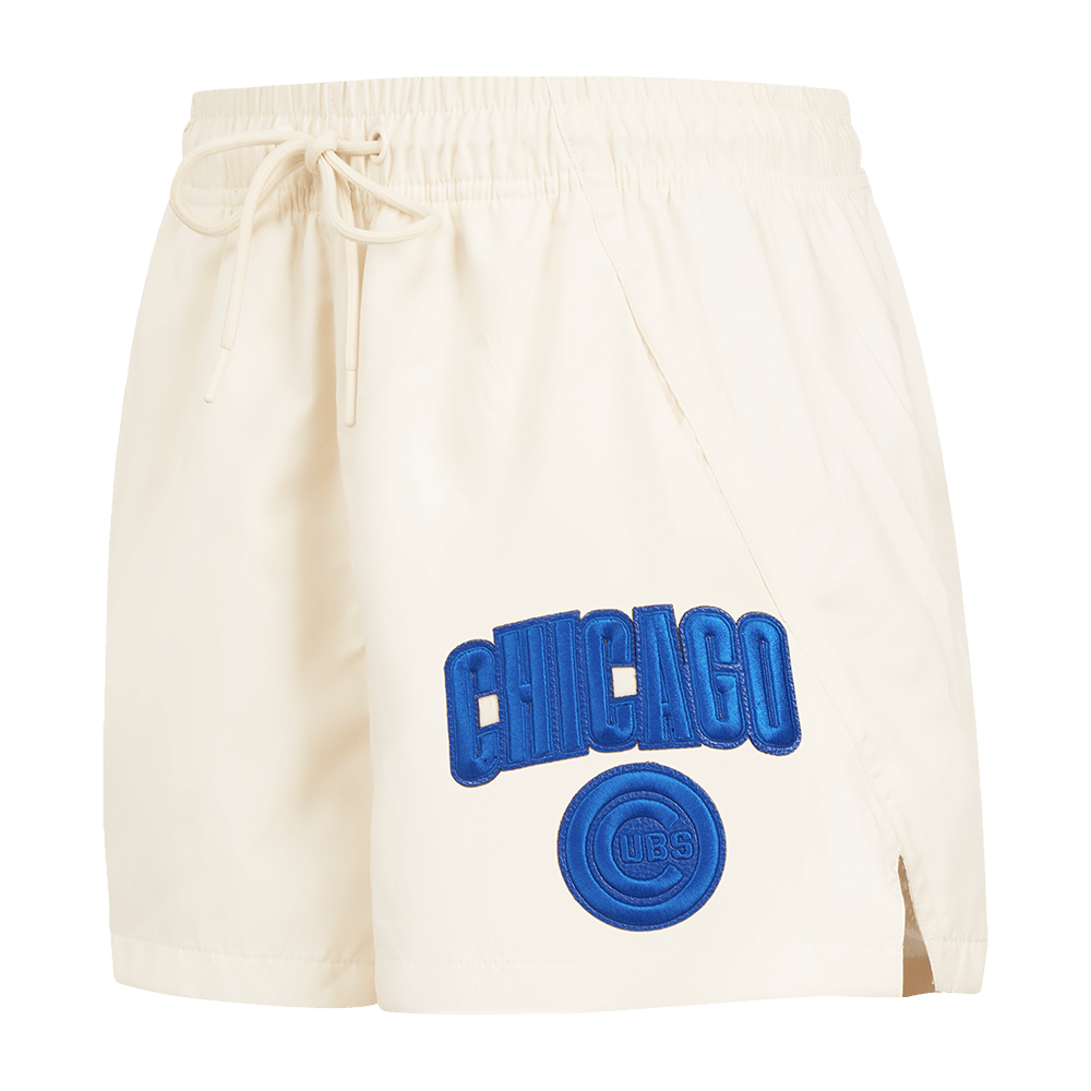 MLB CHICAGO CUBS TRIPLE TONAL W WOVEN WOMEN'S SHORT (EGGSHELL)