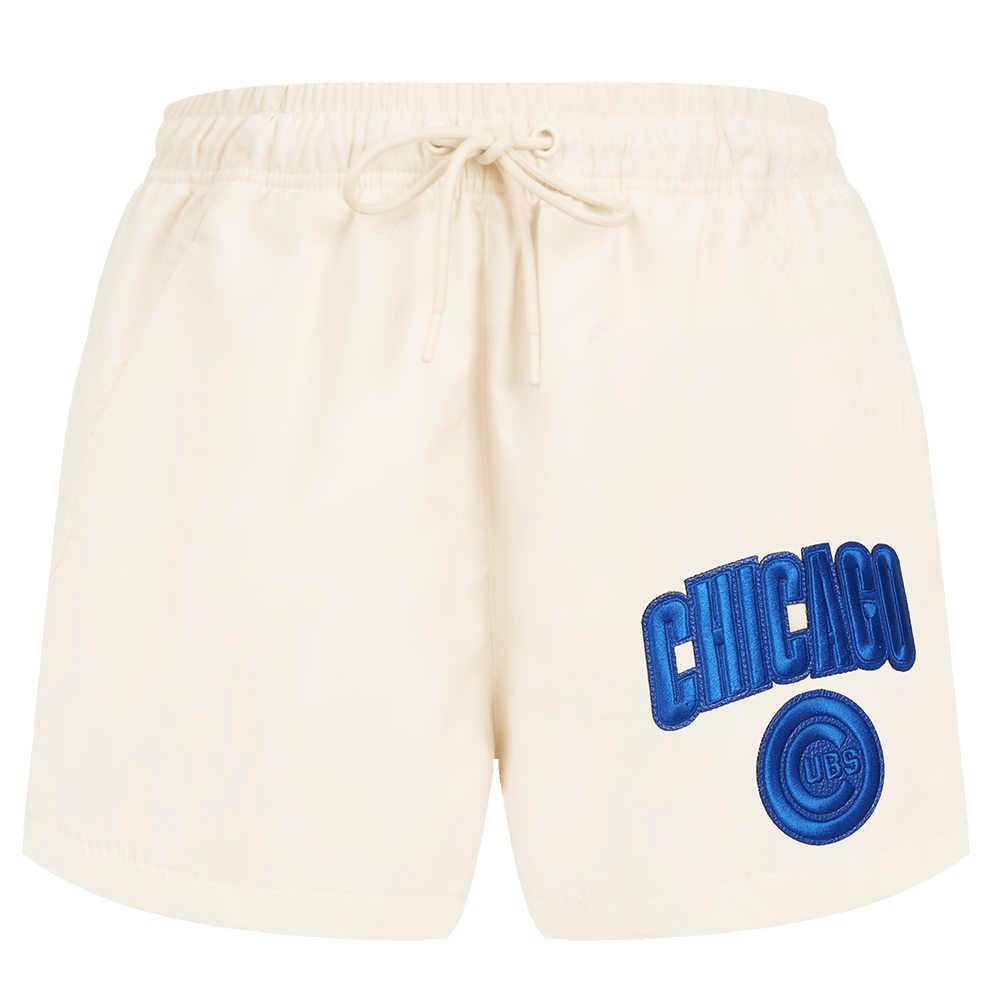 MLB CHICAGO CUBS TRIPLE TONAL W WOVEN WOMEN'S SHORT (EGGSHELL)