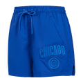 MLB CHICAGO CUBS TRIPLE TONAL W WOVEN WOMEN'S SHORT (ROYAL BLUE)