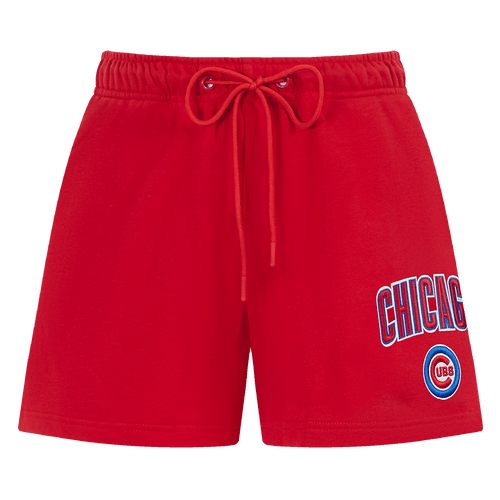 MLB CHICAGO CUBS CLASSIC WOMEN'S FLEECE SHORT (RED)