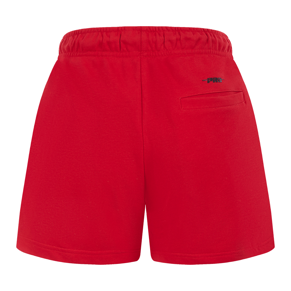 MLB CHICAGO CUBS CLASSIC WOMEN'S FLEECE SHORT (RED)