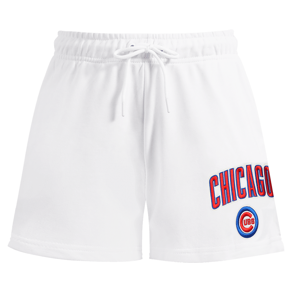 MLB CHICAGO CUBS CLASSIC WOMEN'S FLEECE SHORT (WHITE)