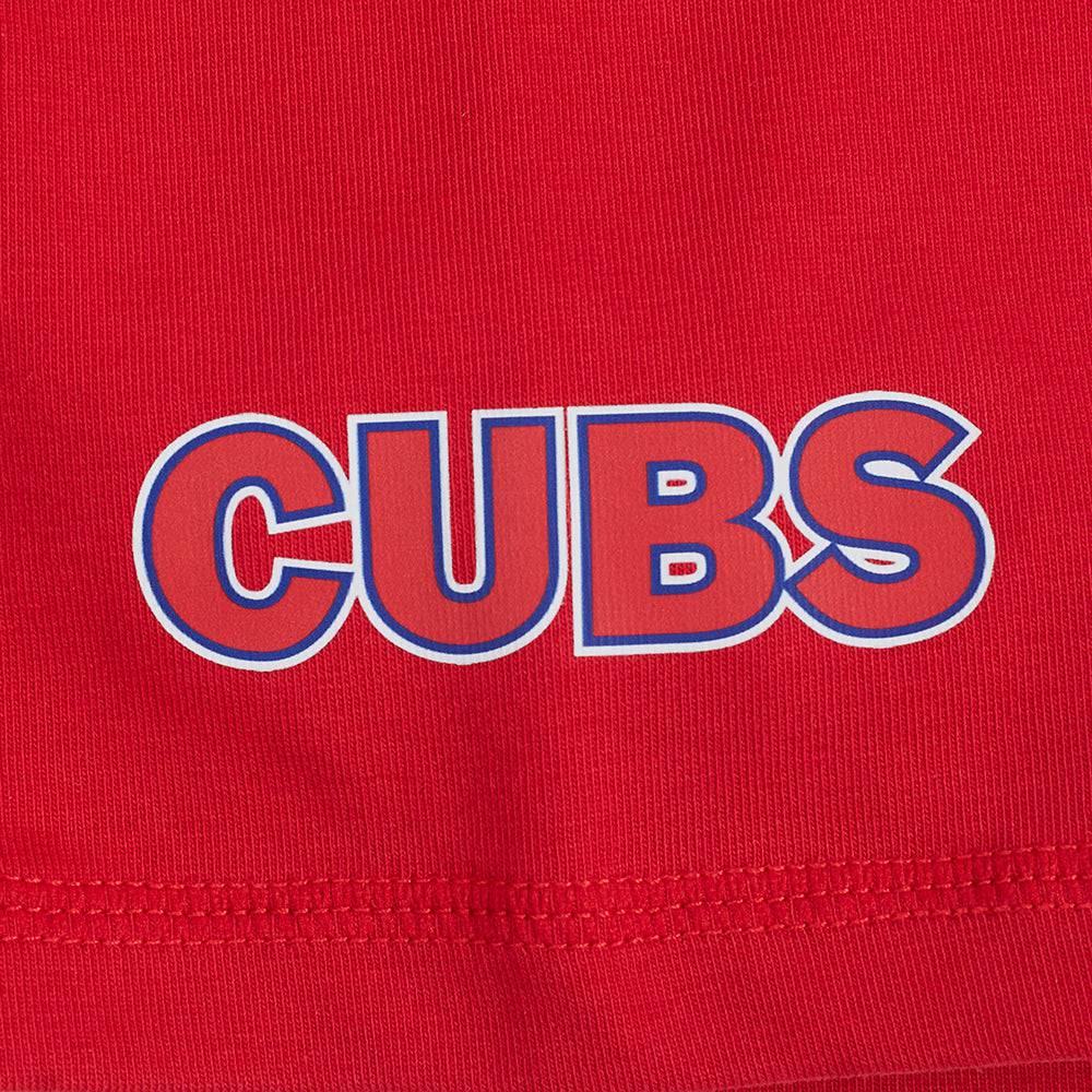 MLB CHICAGO CUBS CLASSIC WOMEN'S COTTON BIKE SHORT (RED)