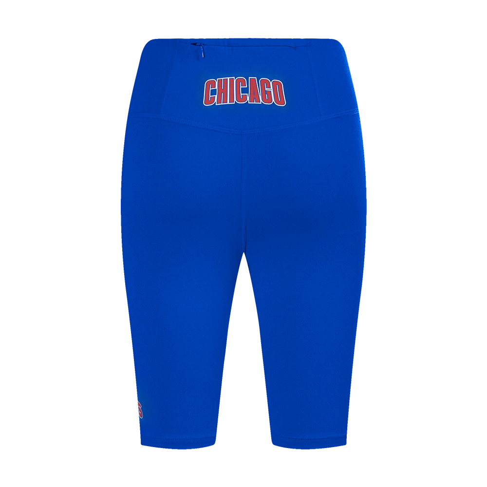 MLB CHICAGO CUBS CLASSIC WOMEN'S COTTON BIKE SHORT (ROYAL BLUE)