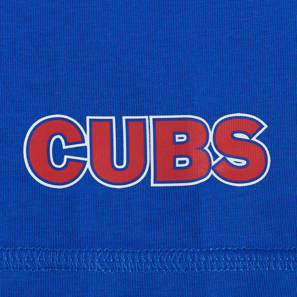 MLB CHICAGO CUBS CLASSIC WOMEN'S COTTON BIKE SHORT (ROYAL BLUE)