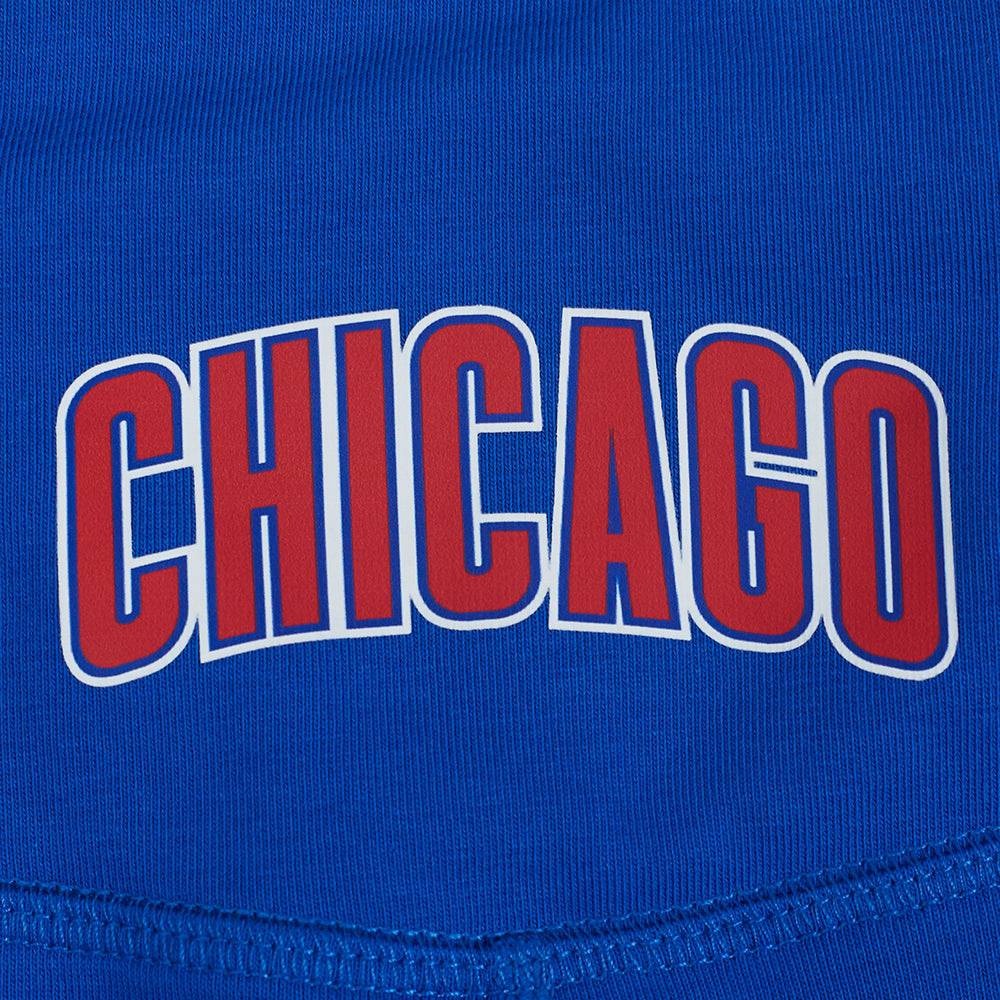 MLB CHICAGO CUBS CLASSIC WOMEN'S COTTON BIKE SHORT (ROYAL BLUE)