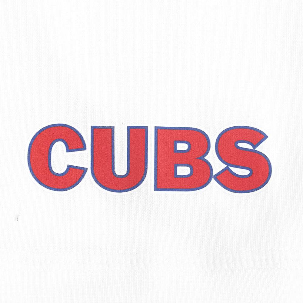 MLB CHICAGO CUBS CLASSIC WOMEN'S COTTON BIKE SHORT (WHITE)