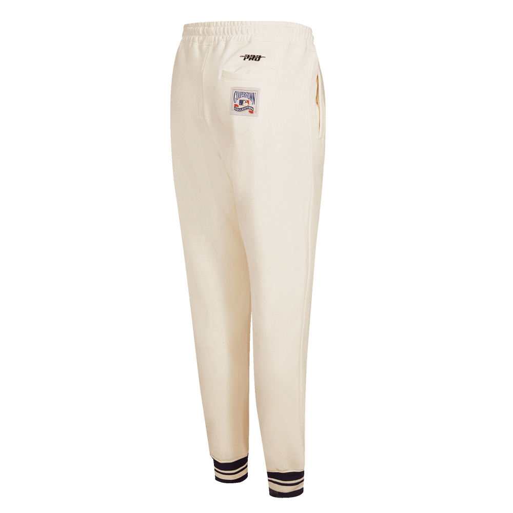 MLB CHICAGO CUBS RETRO CLASSIC WOMEN'S RIB SWEATPANT (EGGSHELL/ MIDNIGHT NAVY)