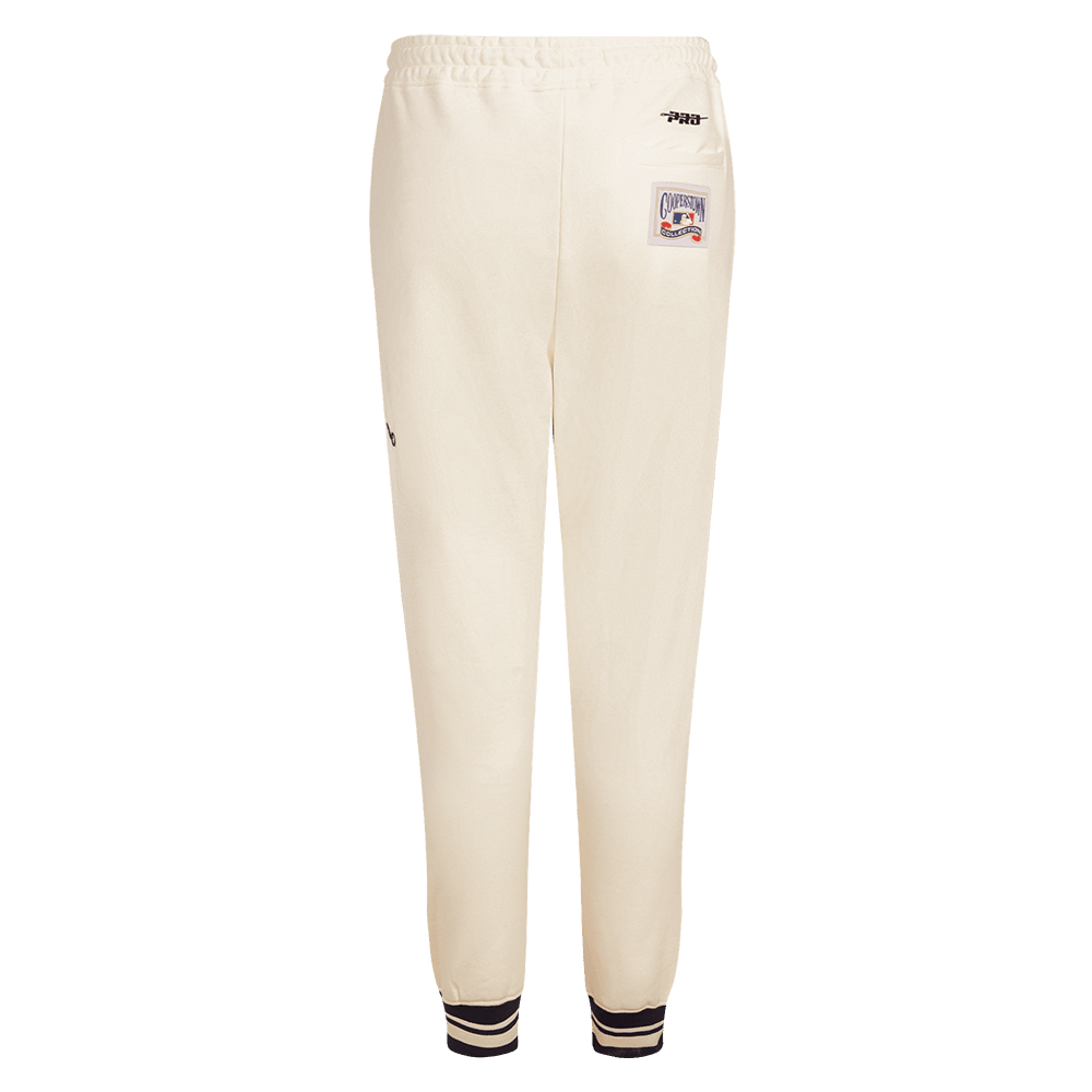 MLB CHICAGO CUBS RETRO CLASSIC WOMEN'S RIB SWEATPANT (EGGSHELL/ MIDNIGHT NAVY)