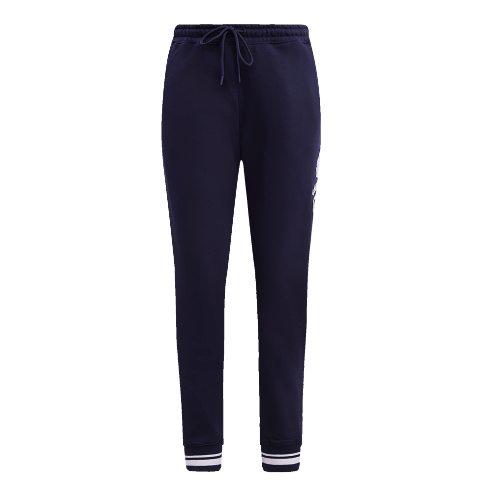 PANTALÓN DE CHÁNDAL DE ORO A LAS MUJERES MLB CHICAGO CUBS RETRO CLÁSICO (AZUL MARINO NOCHE)