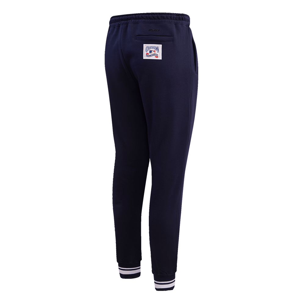 PANTALÓN DE CHÁNDAL DE ORO A LAS MUJERES MLB CHICAGO CUBS RETRO CLÁSICO (AZUL MARINO NOCHE)