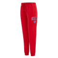 MLB CHICAGO CUBS CLASSIC WOMEN'S FLEECE SWEATPANT (RED)
