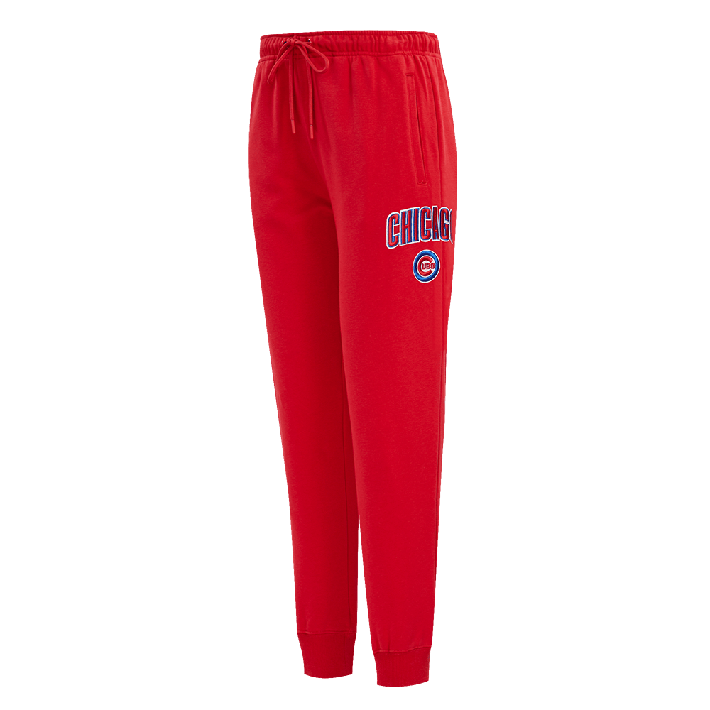MLB CHICAGO CUBS CLASSIC WOMEN'S FLEECE SWEATPANT (RED)