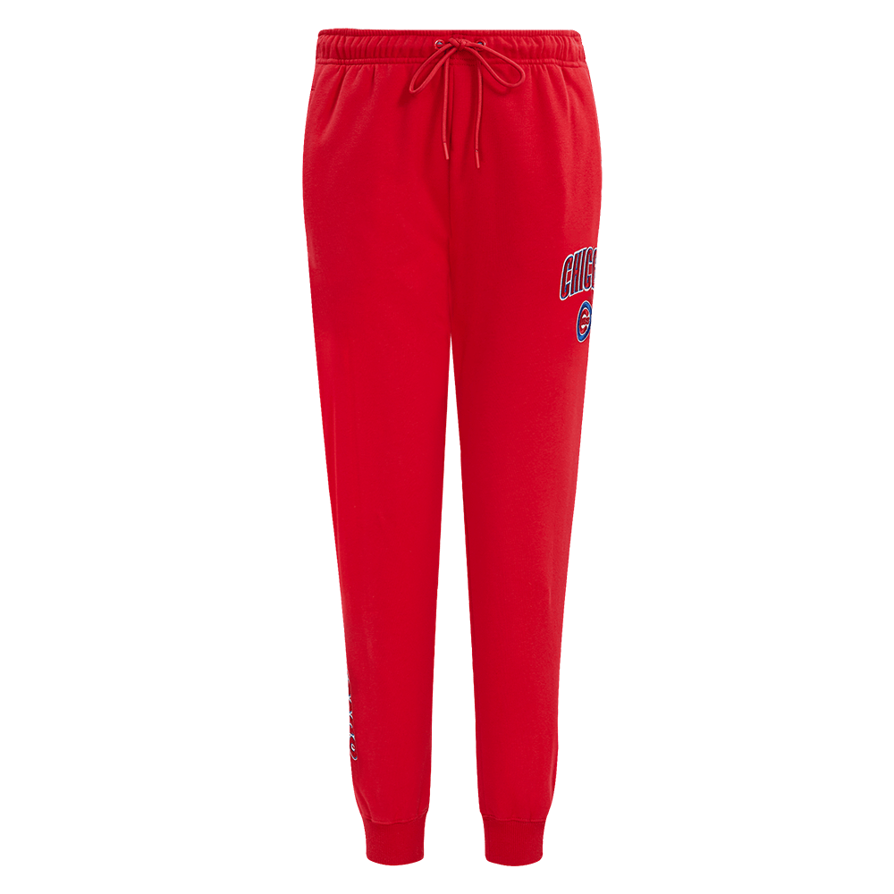 MLB CHICAGO CUBS CLASSIC WOMEN'S FLEECE SWEATPANT (RED)
